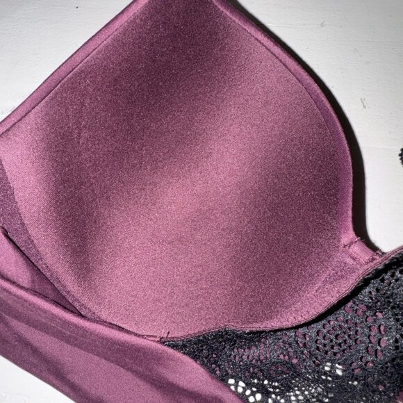 Soma Embraceable Full Cov Geo Lace Racerback Underwire Lined Bra Size 38C - Picture 10 of 11